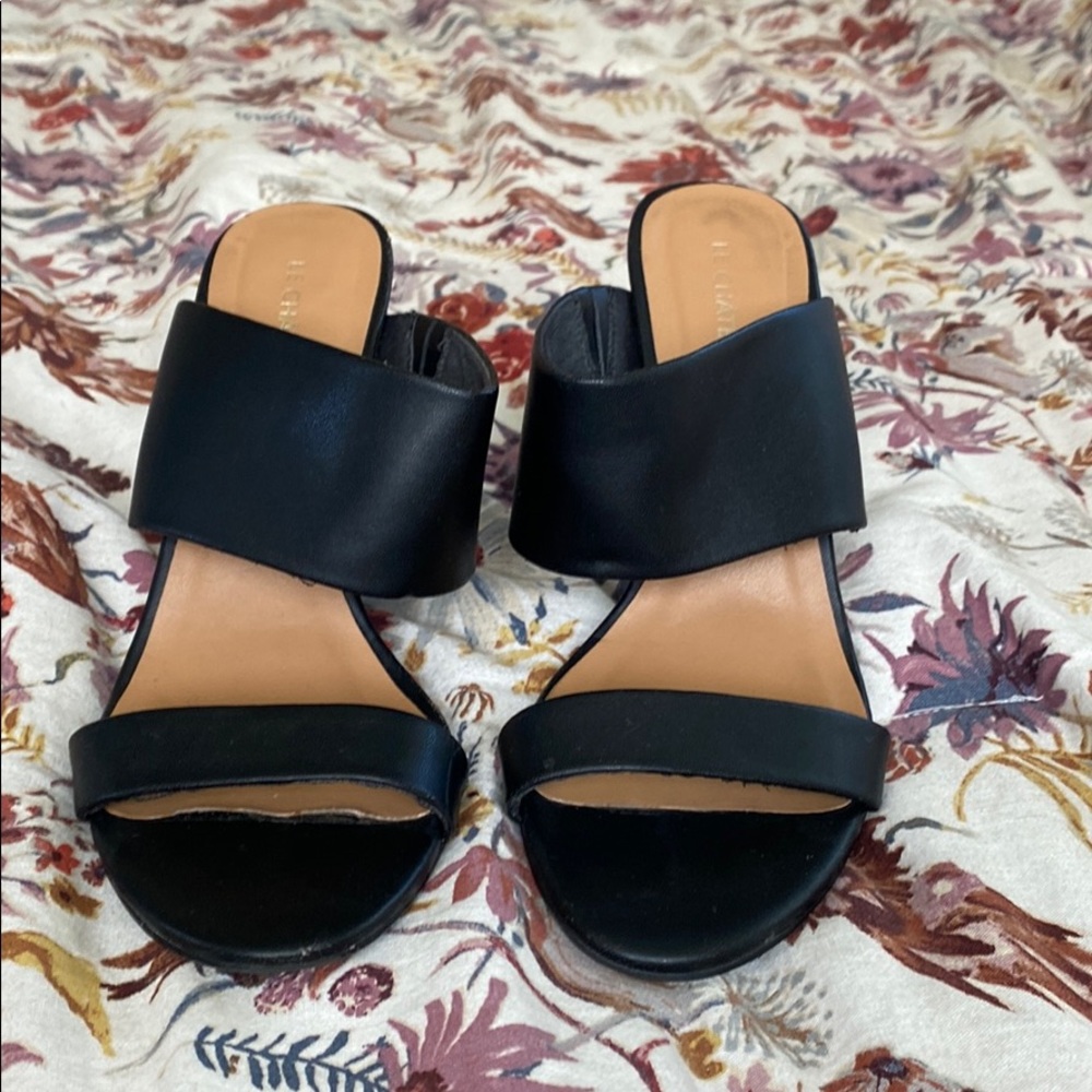 Black strappy sandals